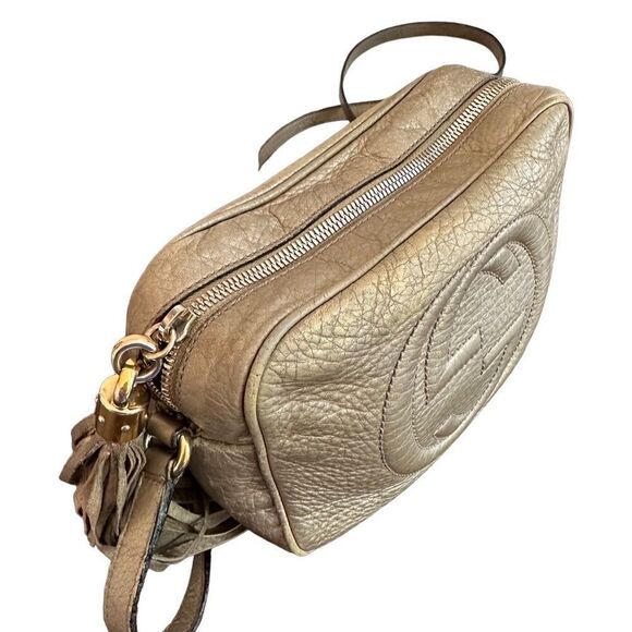 Gucci soho golden leather cross body bag - Picture 13 of 16